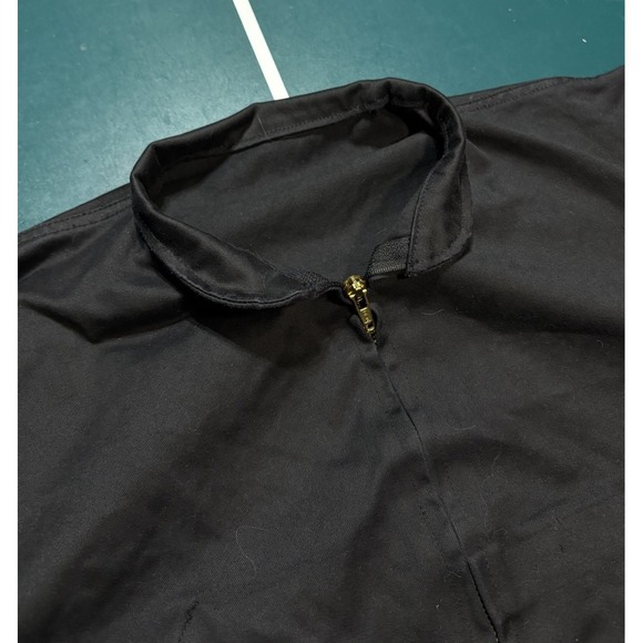 VTG 1991 French Police Dog Handler Bomber Jacket J. Veyrier Black 100L DMC Zip - Picture 4 of 16